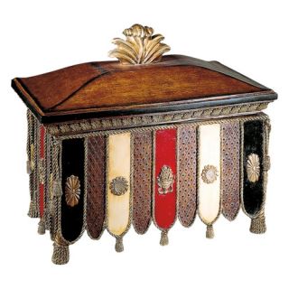 Decorative Box in Belcaro Walnut with Color Accents by Minka Ambience