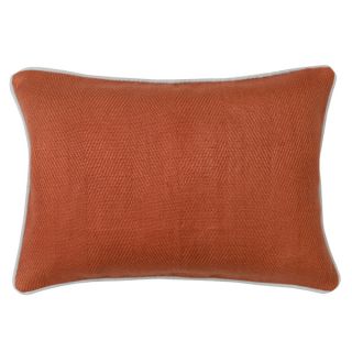 Kosas Home Geneva Rust Feather and Down Filled Decorative Pillow