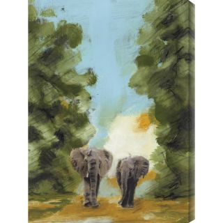 Gallery Direct Nightfall Among the Elephants I by T. Graham Painting