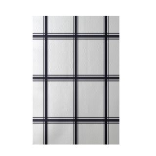 Decorative Simple Plaid Geometric Pattern Area Rug (2 x 3)