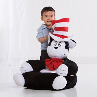 Trend Lab Dr. Seuss The Cat In The Hat Plush Character Chair   Kids Upholstered Chairs