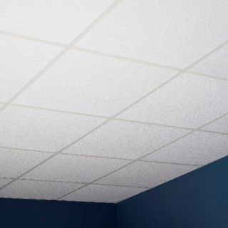 Stucco Pro 2 ft.x 2 ft.PVC Lay In Ceiling Tile in White by Genesis
