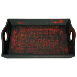 Oriental Furniture Calligraphy Tray