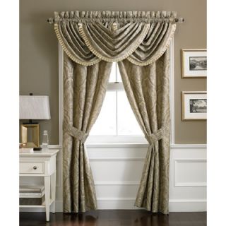 Croscill Home Fashions Coppelia Polyester Waterfall Swag Valance
