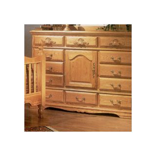 Country Heirloom 12 Drawer Oversized Dresser
