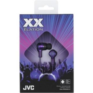 Jvc Elation Xx Ha fr100x v Earset   Stereo   Purple   Wired   8 Hz   25 Khz   Gold Plated   Earbud   Binaural   In ear   3.94 Ft Cable (ha fr100xv)