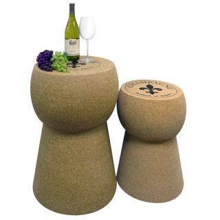 Champagne Cork Stool by Vinotemp