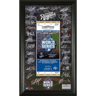 Kansas City Royals 2015 World Series Signature Ticket