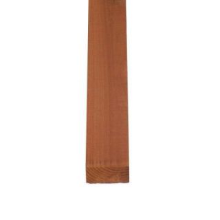 Mendocino Forest Products 1 1/2 in. x 3 1/2 in. x 12 ft. Construction Heart Redwood Lumber 906439