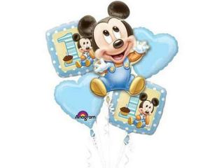 1st Birthday Disney Mickey Balloon Set