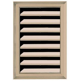 Builders Edge 12 in. x 18 in. Replacement Gable Vent #069 Tan 120091218069