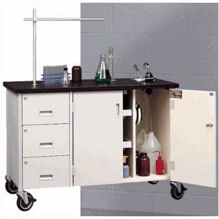 48 W Mobile Science Lab Station with Sink and Storage