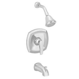 American Standard Copeland 1 Handle Tub and Shower Faucet Trim Kit in Satin Nickel (Valve Sold Separately) T005.502.295