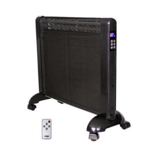 Optimus 1000 Watt to 1500 Watt Mica Thermic Flat Panel Electric Portable Heater with Remote Control H8412