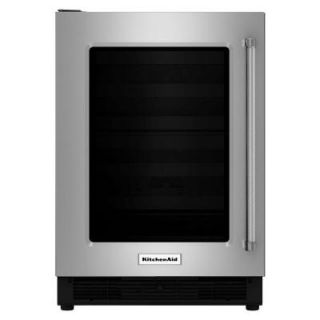 KitchenAid 5.1 cu. ft. Mini Refrigerator in Stainless Steel KURL204ESB