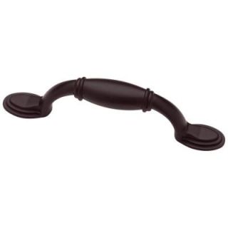 Liberty 3 in. (76 mm) Oil Rubbed Bronze Traditional Spoon Foot Cabinet Pull P67664C OB3 C