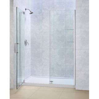 Elegance 72 x 44.5 Pivot Frameless Shower Door by DreamLine