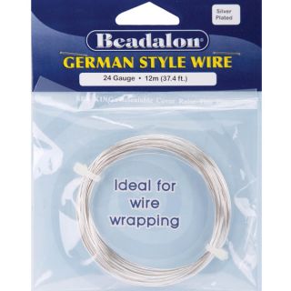 German Style WireSilver Round 24 Gauge, 37.4