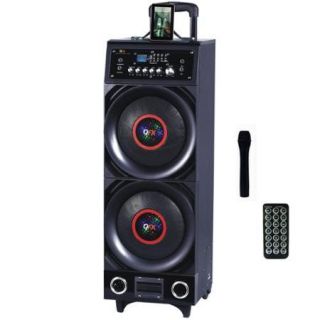 QFX Battery Powered Bluetooth PA Speaker with 2x 10" Woofers (PBX 3011BT)