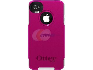 OtterBox Commuter Hot Pink Plastic / White Silicone Solid Strength Case for iPhone 4/4S                                                                       APL4 I4SUN 44 E4AVN