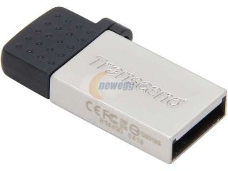 Open Box Transcend JetFlash 380 32GB USB 2.0 OTG Flash Drive Model TS32GJF380S