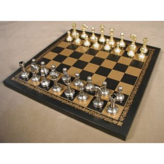 Ital Fama Small Staunton on Leather Chess Board