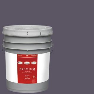 Glidden Premium 5 gal. #HDGV52U Night Vineyard Flat Latex Interior Paint with Primer HDGV52UP 05F