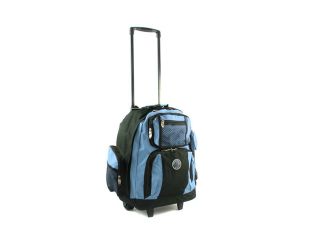 Transworld Roll Away Deluxe Rolling Backpack   Navy Blue