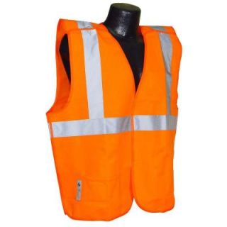 Radians Cl 2 Orange 3x Solid Breakaway Safety Vest SV4OS3X