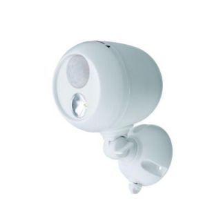Mr Beams Outdoor White Wireless Motion Sensing LED Spot Light MB330