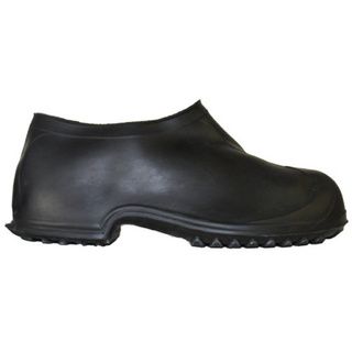 Mens Black Rubber Hi top Work Boot Overshoes   15938922  