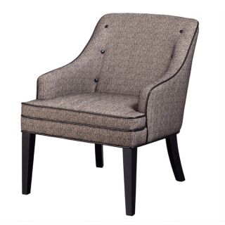 Baxton Studio Brittany Upholstered Button Tufted Modern Club Chair