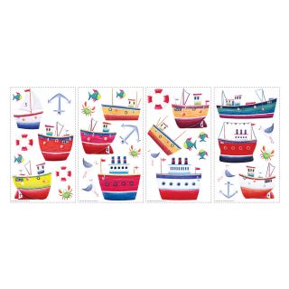 Ship Shape Peel and Stick Wall Decals   Kids and Nursery Wall Art