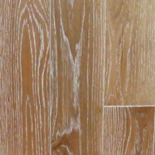 Oak Charleston Sand Wire Brushed Hardwood Flooring   5 in. x 7 in. Take Home Sample MU 291359