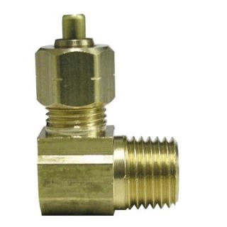Sioux Chief 1/4 in. x 1/4 in. Lead Free Brass 90 Degree Compression x MPT Elbow 909 29021001
