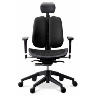 Alpha High Back Mesh Conference Chair with Armrests by Duorest