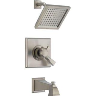 Delta Dryden 1 Handle Tub and Shower Faucet Trim Kit in Stainless (Valve Not Included) T17451 SS