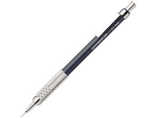 Pentel GraphGear 500 Mechanical Drafting Pencil #2, HB Pencil Grade   0.7 mm Lead Size   Black Lead   Blue, Silver Barrel   1 / Pack