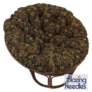 Blazing Needles Floral Collection 44 inch Tapestry Papasan Cushion