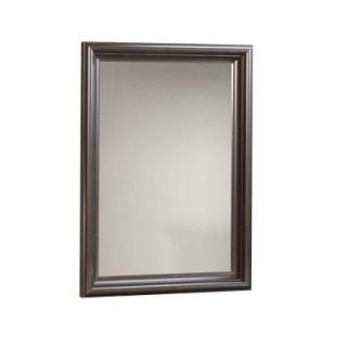 SAUDER Harbor View Collection 42.875 in. x 30.5 in. Antiqued Paint Framed Mirror 401327