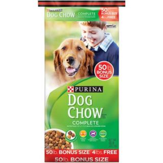 Purina Dog Chow Complete Dog Food Bonus Size 50 lb. Bag