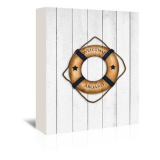 Americanflat Lifesaver Graphic Art on Wrapped Canvas