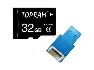TOPRAM 16GB 16G microSD microSDHC micro SD Card Class 6