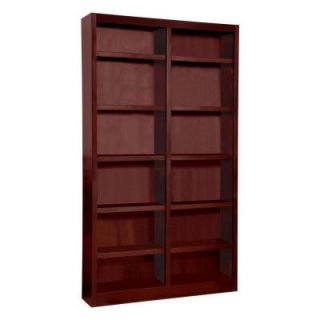 Midas Double Wide 12 Shelf Bookcase in Cherry MI4884 C