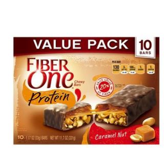 Fiber One? Protein Caramel Nut Chewy Bars 10 1.17 oz. Wrappers