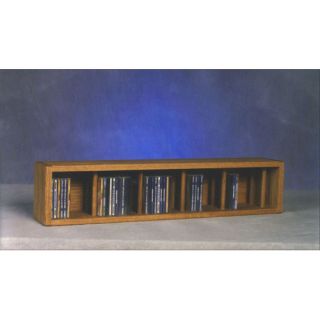100 Series 67 CD Multimedia Tabletop Storage Rack by Wood Shed