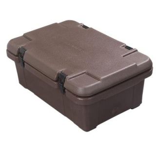 Carlisle Cateraide 6 in. Deep Top Loading Pan Carrier for Single Layer of Pans in Brown PC160N01