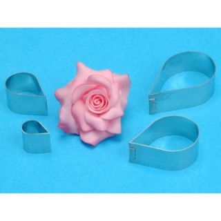 Petal Cutter Set 4 Pieces Rose Flower