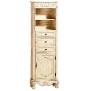 Home Decorators Collection Heirloom Linen Cabinet 22 in. W in Ivory DISCONTINUED 5505910420