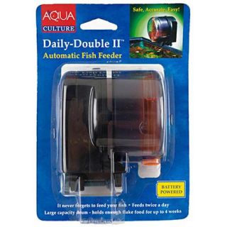 Aqua Culture Daily Double II Automatic Fish Feeder